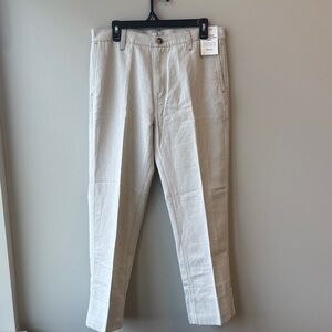 Madewell The Dean Straight Pant Light Khaki Chinos 29